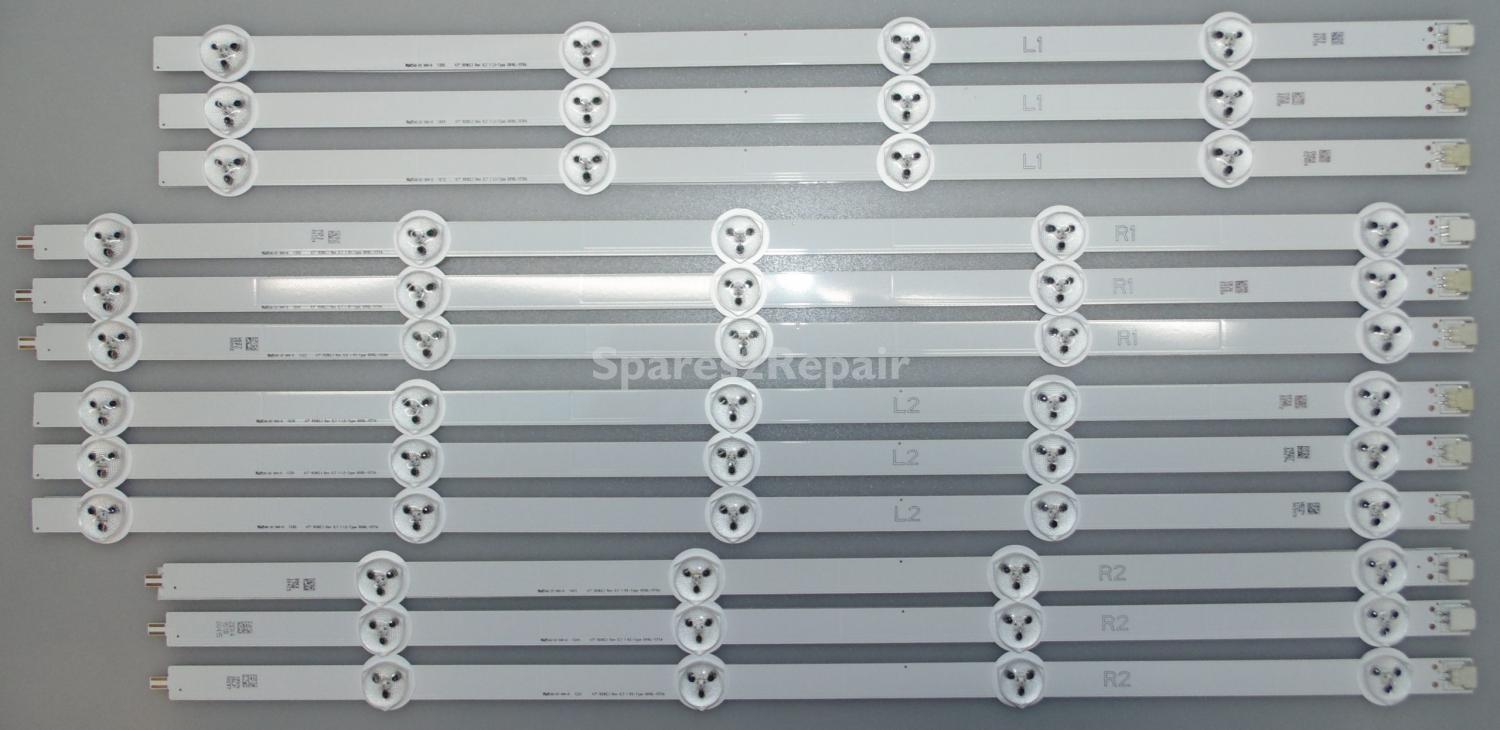 LG LED Backlight Array LG AGF78180201 47" LC470DUE SF R1 R3 R4 U1 47LN 12pcs