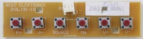 Bush IDLCD26TV07HD - Buttons - ZV6.191-10