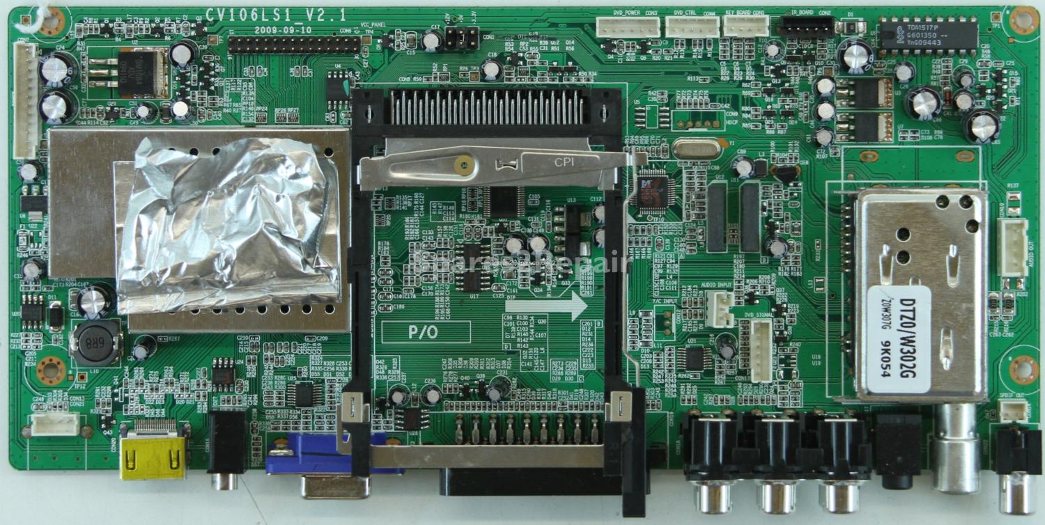 Cello C2297F - Main AV - CV106LS1_V2.1 - SMT0911219-2433