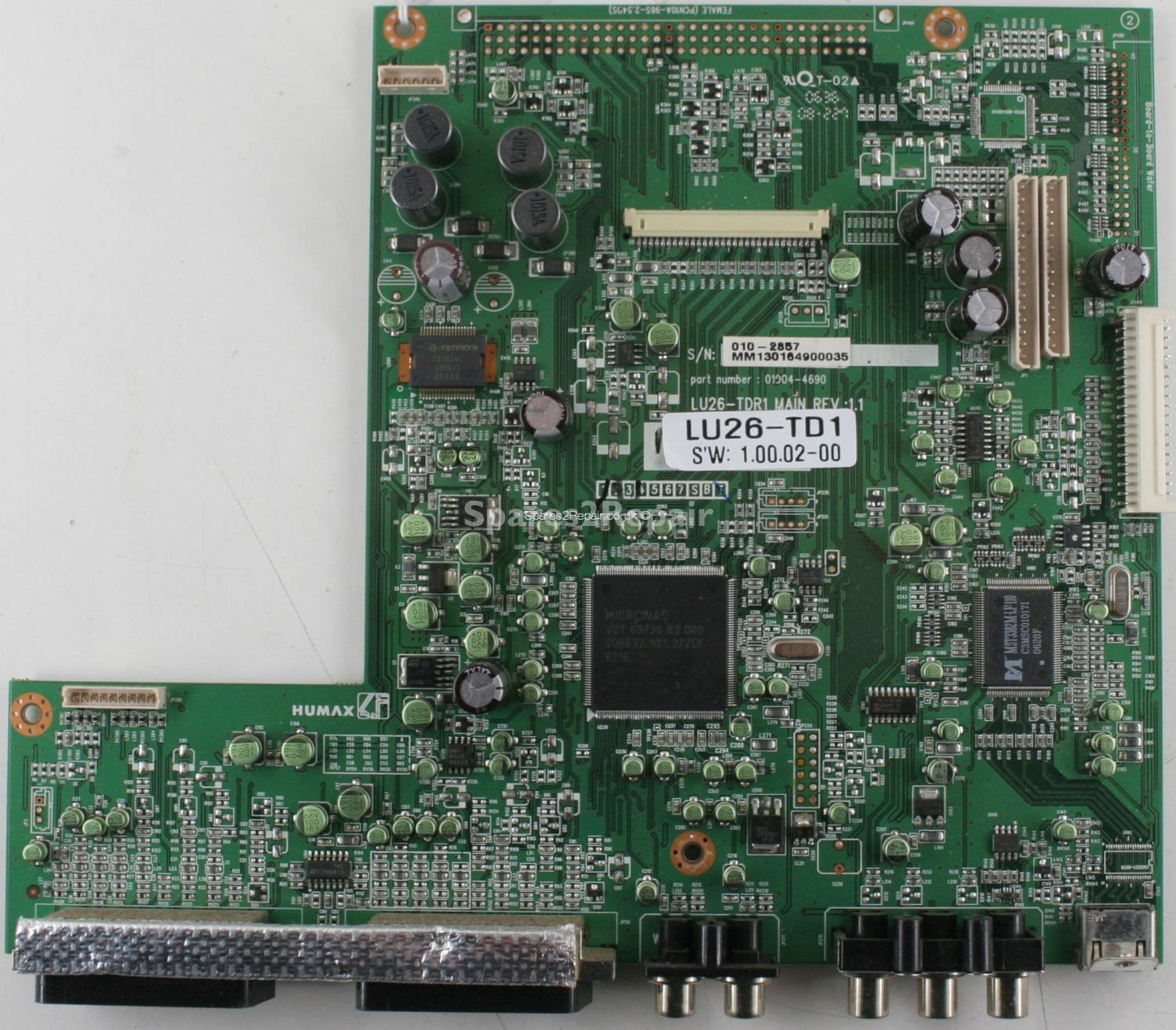 Humax LU26-TD1 - Main AV - 01004-4690 - LU26-TDR1 MAIN REV1.1