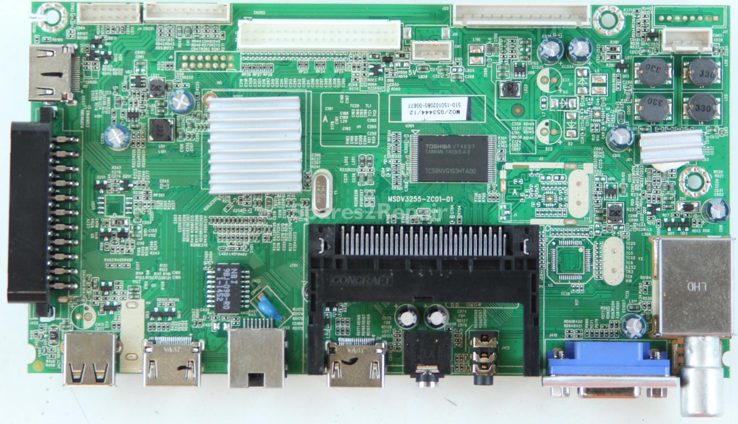 JVC LT-40C551 - Main AV - MSDV3255-ZC01-01 - M02/G53444/12