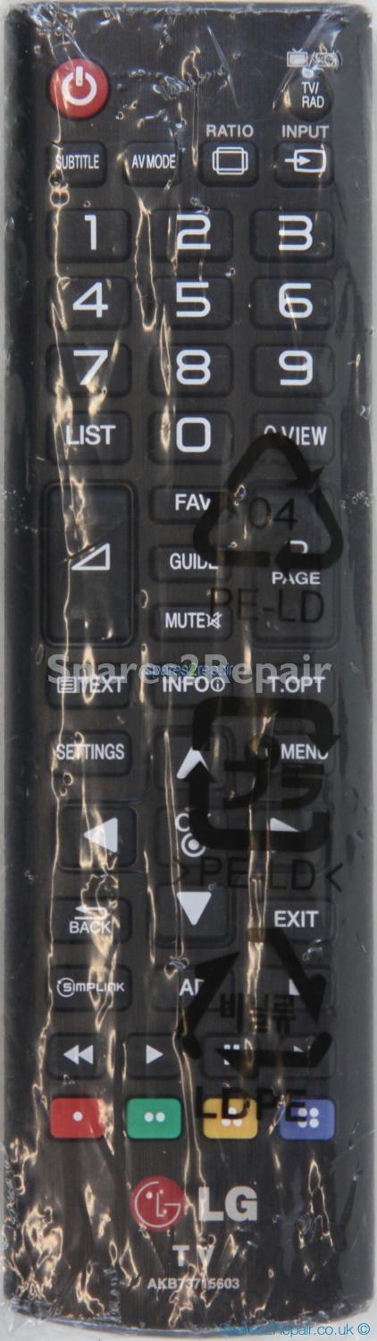 LG AKB73715603 Remote Control (Original) (Genuine)