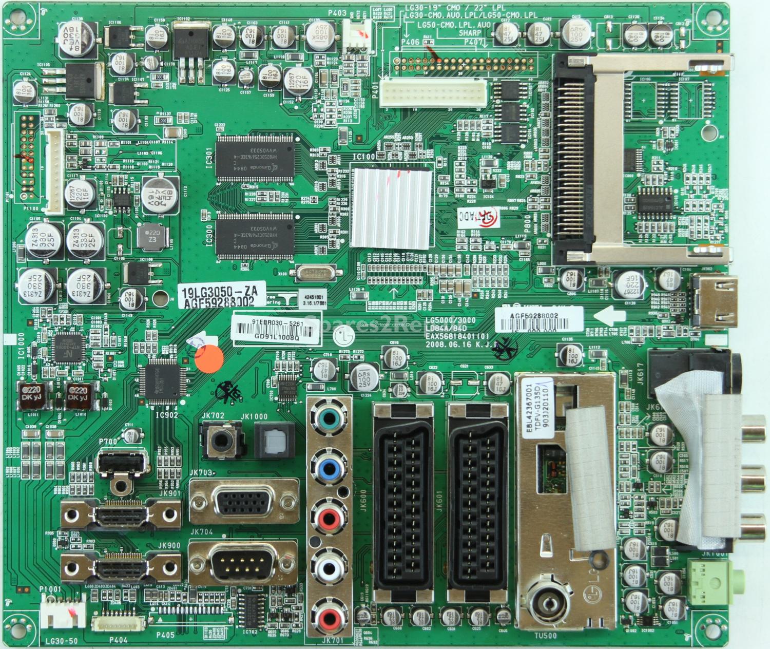 LG 19LG3050-ZA - Main AV - EBU42451604 - AGF5928802 - EAX56818401(0)