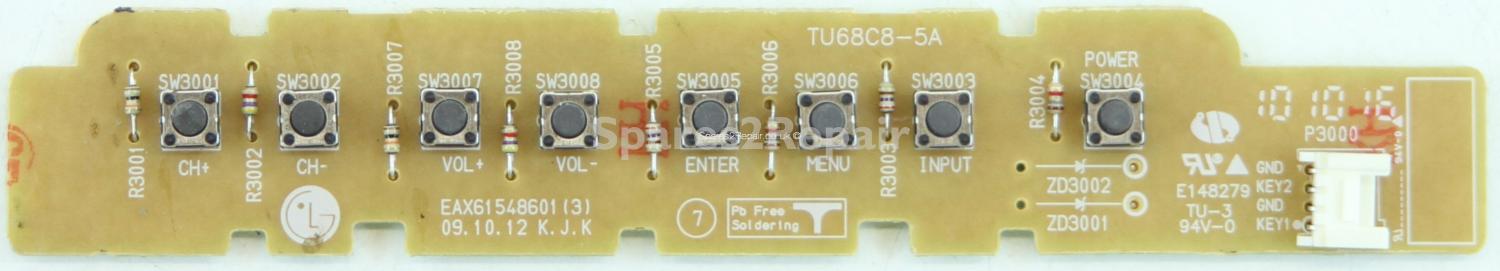 LG 42LG450 - Buttons - EAX61548601 (3) - EBR61247108 - TU68C8-5A