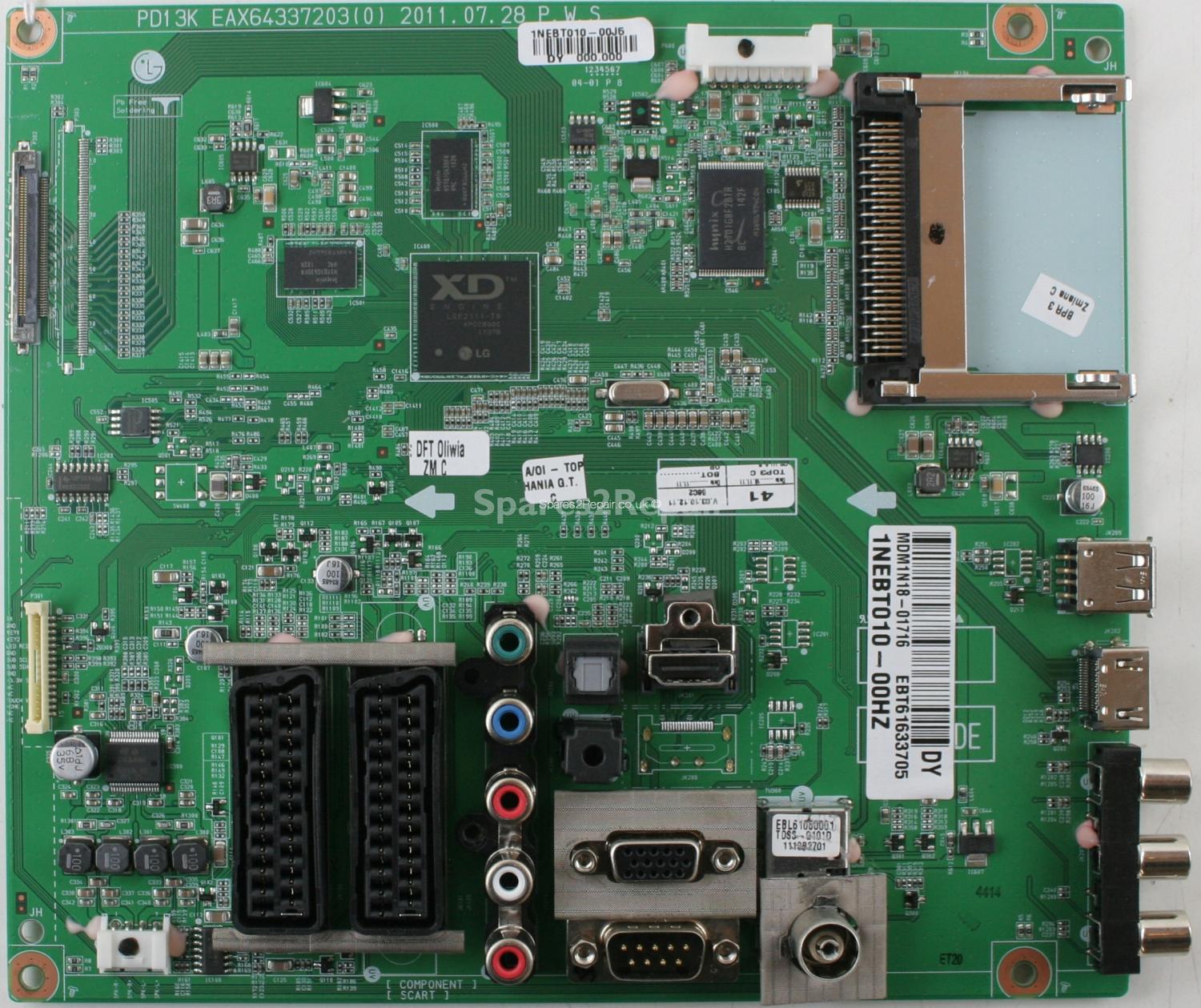 LG 50PT353K - Main AV - EAX64337203(0) - EBT61633705