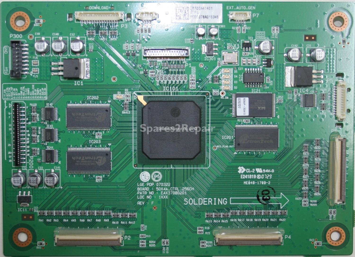 LG 50PT85 - LVDS - EBR38447401 - EAX37080201 REV F