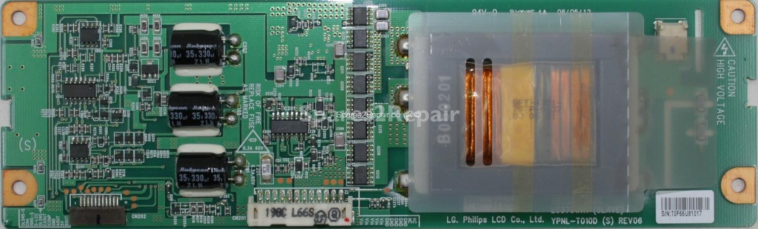 LG RZ-37LZ55 - Inverter - 6632L-0198C - YPNL-T010D (S) REV06 - LC370WX1 SLAVE