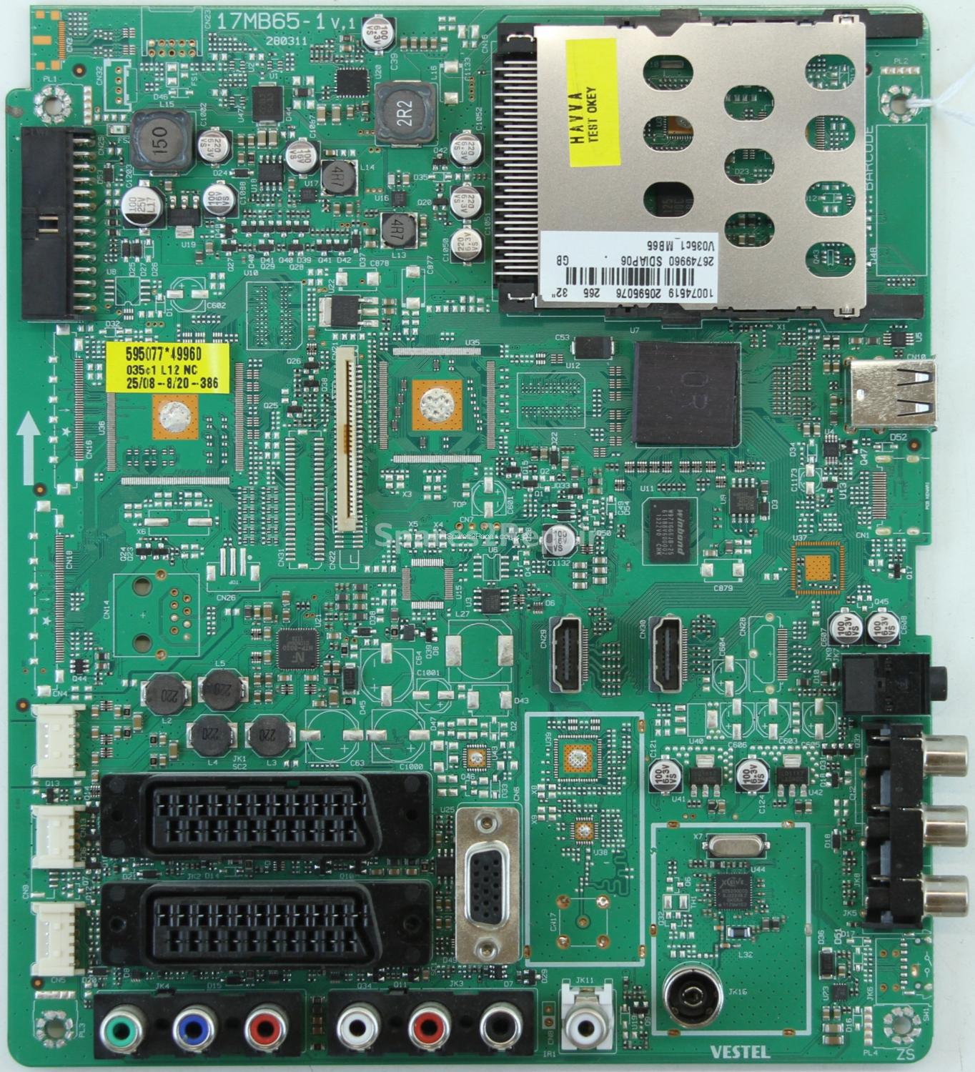 Luxor LUX-32-914-iDTV - Main AV - 20595076 - 17MB65-1 V.1 - 280311