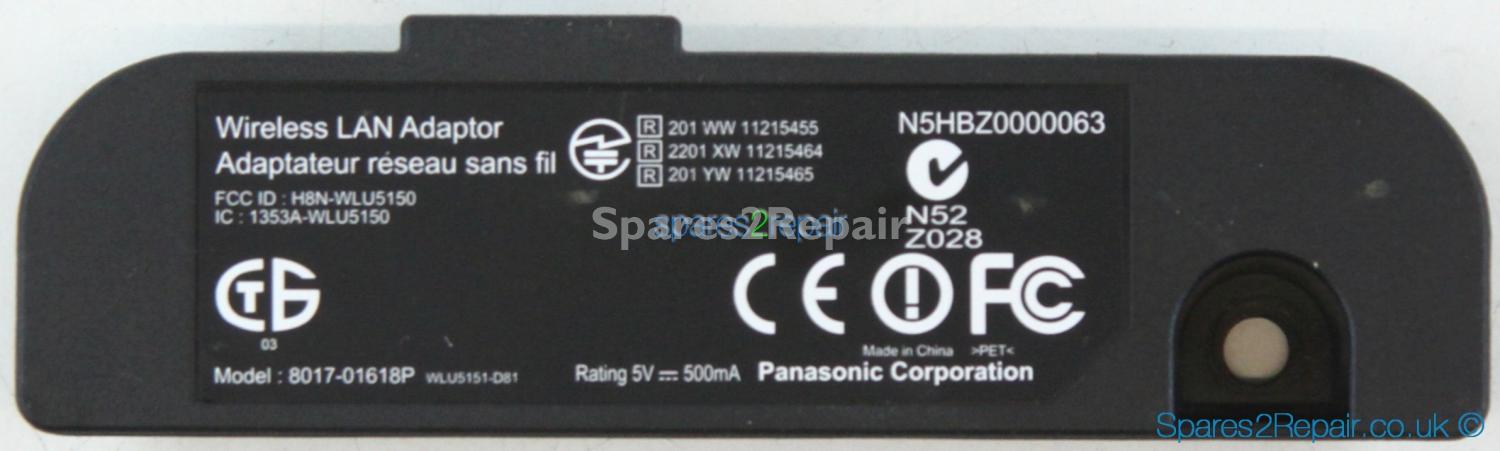 Panasonic TX-L47ET50B - Wireless LAN Adaptor - 8017-01618P - N5HBZ0000063 - WLU5151-D81