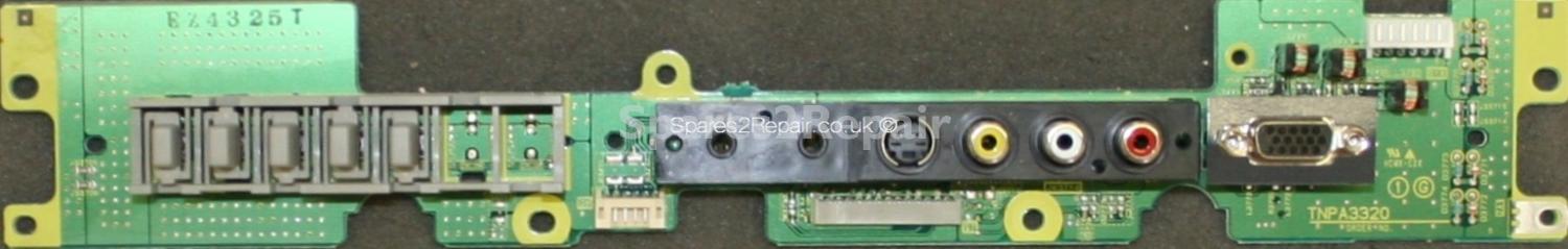 Panasonic TH-42PE30 - Front Inputs and Buttons - TNPA3320