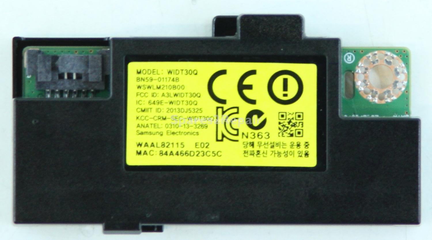 Samsung UE48H6410SU - Wireless Module - BN59-01174B - WIDT30Q - WSWLM210B00 - A3LWIDT30Q - 649E-WIDT30Q