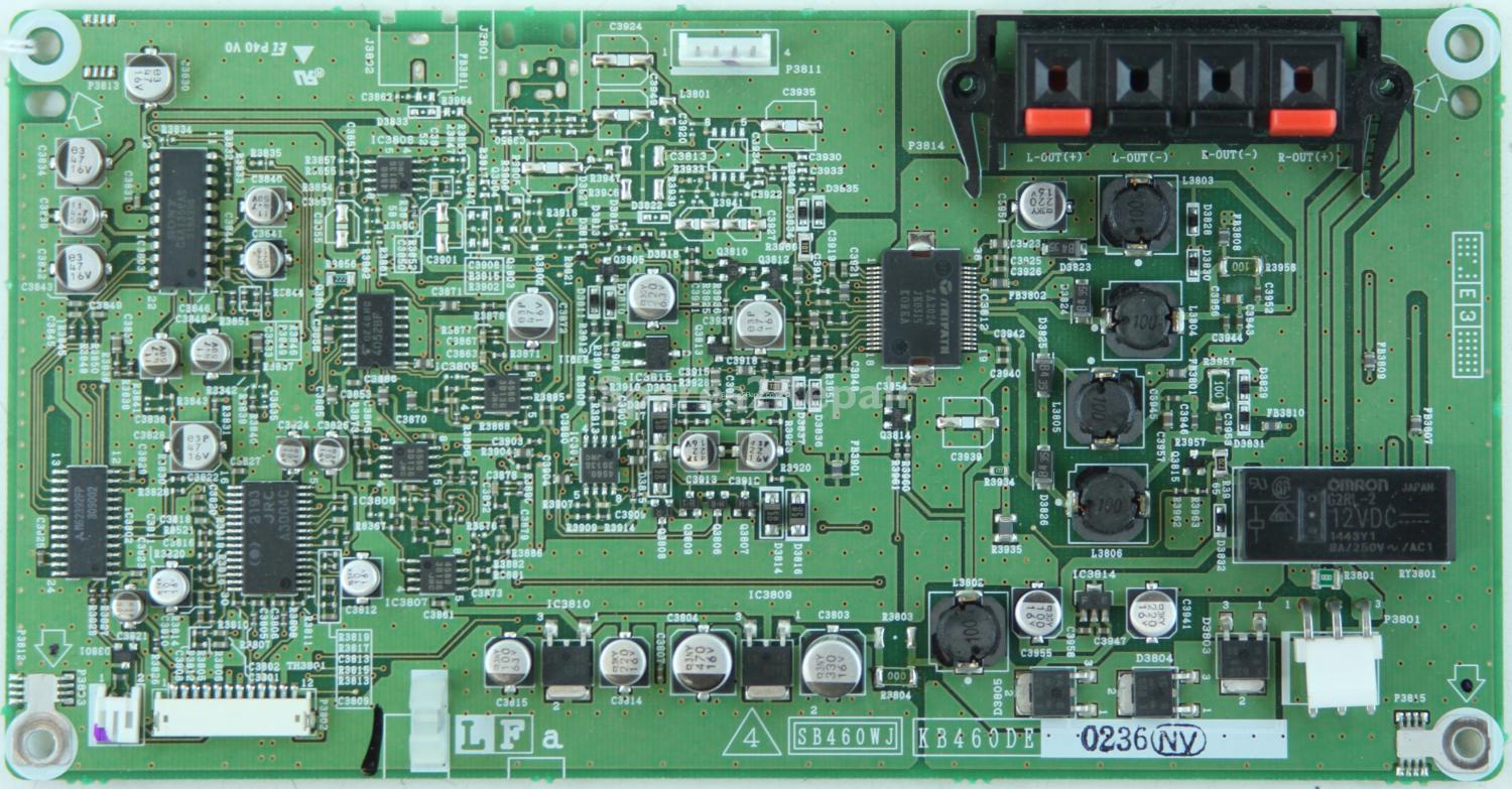 Sharp LC-37HV4U - Audio Board - SB460WJ - KB460DE