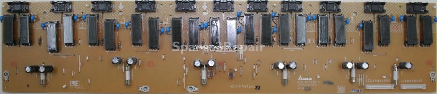 Sharp LC-42AD5EBK - Inverter - RUNTKA343WJ-ZZ - DAC-24T056 - 29.95309.802 - REV.0.3A