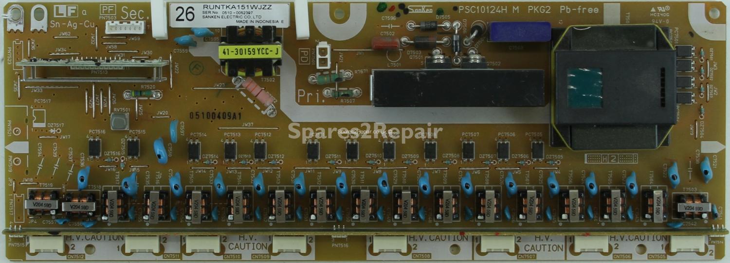 Sharp LC-26P50E - Inverter - RUNTKA151WJZZ - PSC10124H M PKG2