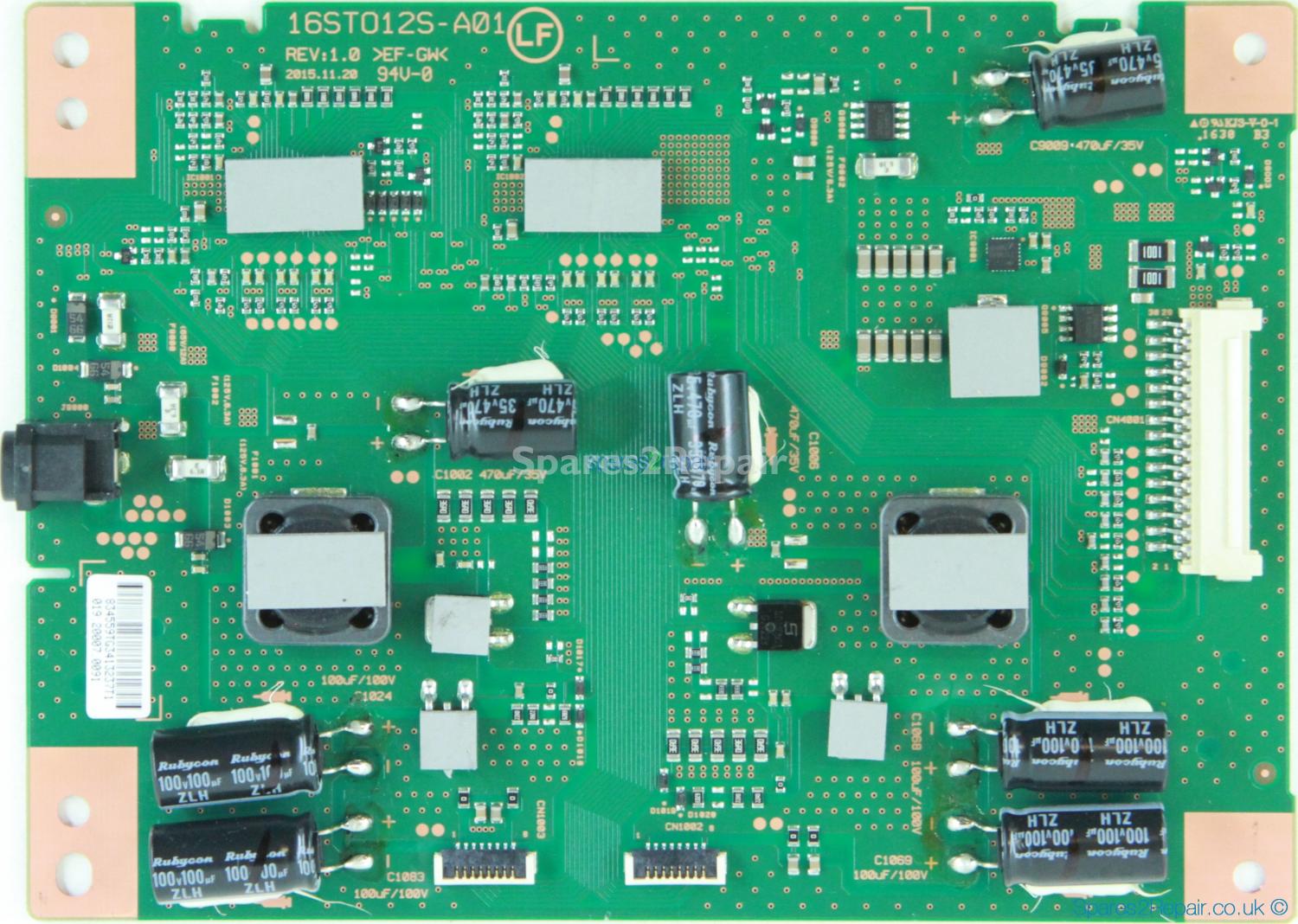 Sony KD-55XD8599 - LED Driver Board - 019.20007.0091 - 16ST012S-A01 - REV:1.0