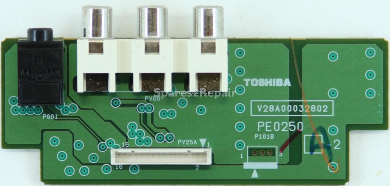 Toshiba 32C3030D - Side AV - PE0250 A-2 - V28A00032802
